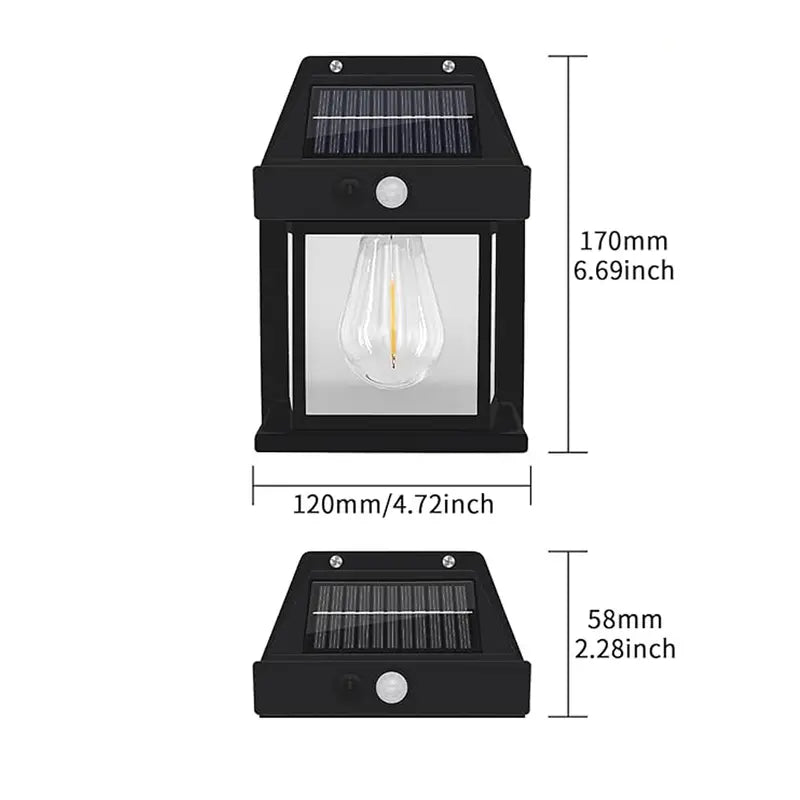 LAMPARA SOLAR CON SENSOR DE MOVIMIENTO